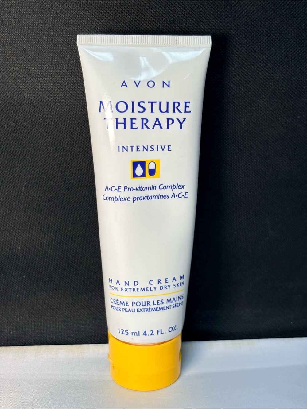 Avon Moisture Therapy Intensive Hand Cream - White, Yellow & Blue 4.2 Oz